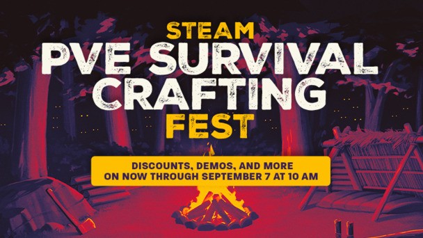 Steam's PVE Survival Crafting Fest has savings up to 90% waiting for those brave enough to venture in!