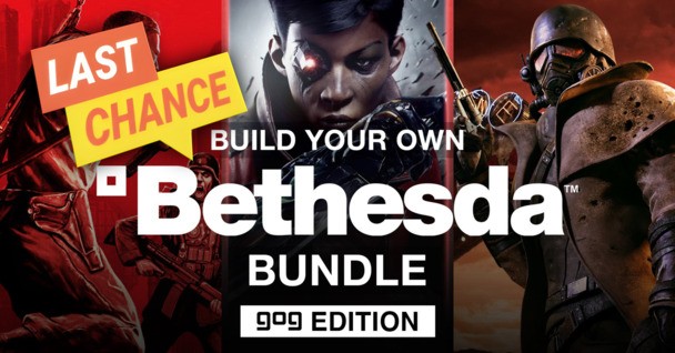 LAST CALL: Fanatical BYO Bethesda Bundle GOG Edition features 18 iconic titles to choose from