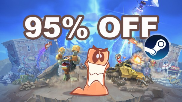 Worms W.M.D is 95% off on Steam and hits a new concurrent player record