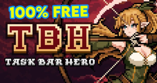 Bongo Cat beware! TBH: Task Bar Hero is a new FREE Steam clicker and it's coming for your crown!