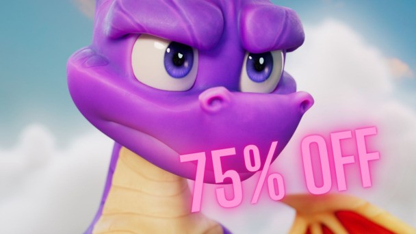 Last day to save 75% on Spyro: Reignited Trilogy. Catch up before Spyro: A Realm Beyond arrives