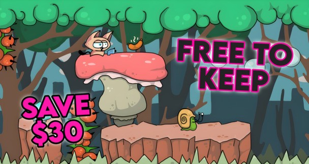 Silly platformer Sausage Hunter is FREE to keep on IndieGala