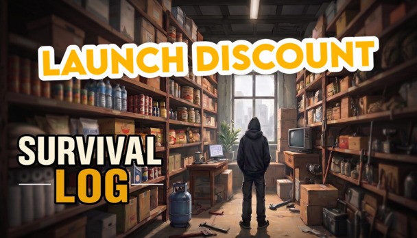 Survival Log Steam keys discounted at launch, with 1000s prepping for the zombie apocalypse!