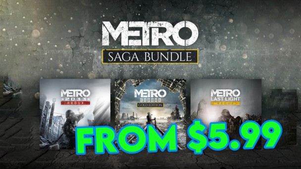 Prepare for Metro 2039 by playing through the Metro Saga Bundle with up to 90% off!