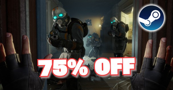 Half-Life Alyx is down to its historical low price on Steam right now