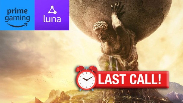 Last day to claim Civilization VI as a Prime Gaming/Amazon Luna freebie