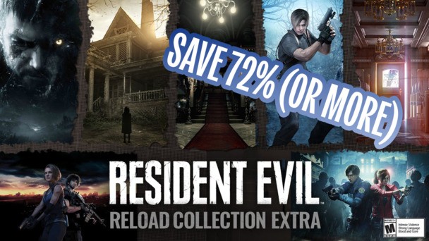 Save 72% on Resident Evil Reload Collection Extra and prepare for Requiem