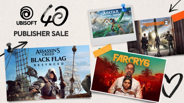 Steam’s Ubisoft 40th Anniversary Sale kicks off with discounts of up to 95%