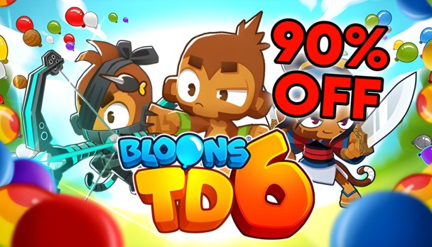 Steam tower defense classic Bloons TD 6 has a massive 90% discount for Halloween!
