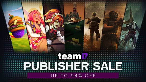 Steam Team17 Publisher Sale 2026 is now live with over 500 deals and discounts of up to 94%