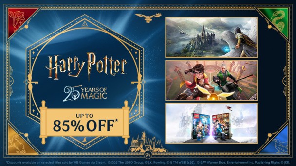 Grab Harry Potter games at up to 85% off during the franchise's 25th anniversary celebration