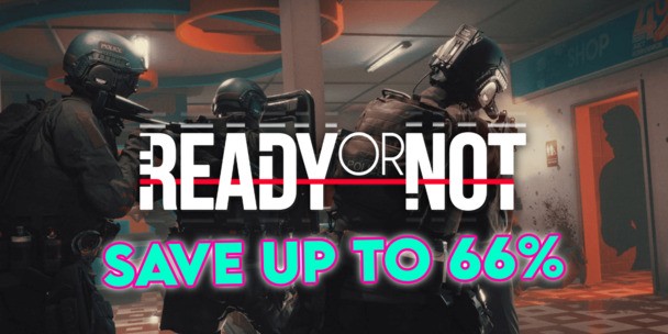 SWAT shooter Ready or Not's Steam keys are discounted by up to 66% right now!
