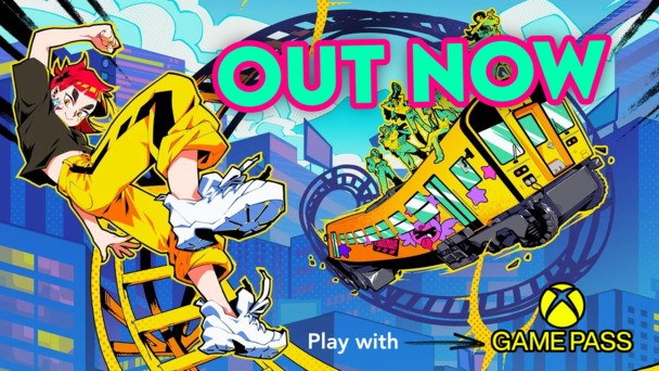 Give two fingers to gravity in 'trainformer' Denshattack! OUT NOW & available on Game Pass day one!