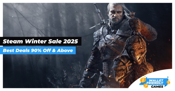 Steam Winter Sale 2025: the 50 best deals with at least 90% off!
