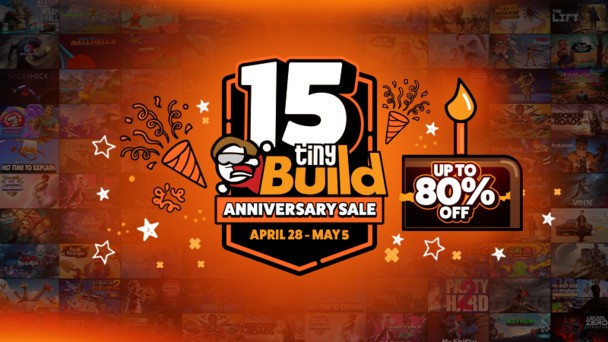 Grab indie games at up to 80% off during tinyBuild's 15th Anniversary Sale on Steam