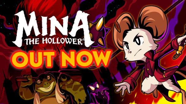 Shovel Knight's makers are back, with the challenging 2D platformer Mina the Hollower OUT NOW!
