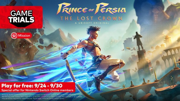 Play Prince of Persia: The Lost Crown for FREE with Nintendo Switch Online for a limited time