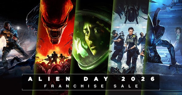 Alien Day 2026 is already underway on Steam, offering up to 80% off games