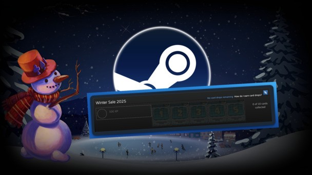 Steam Winter Sale 2025 Mystery Cards are waiting for you to collect!