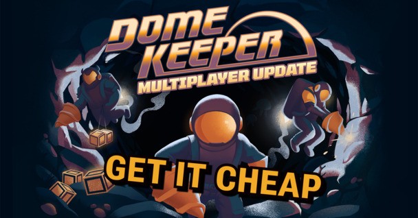 Get Dome Keeper Steam keys at up to 86% off and dig into the brand-new multiplayer update
