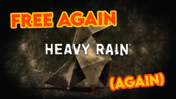 Lenovo's new Heavy Rain Steam key FREEBIE giveaway date has been announced