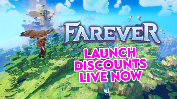 Brand-new fantasy MMORPG Farever is trending on Steam and discounted for a limited time!