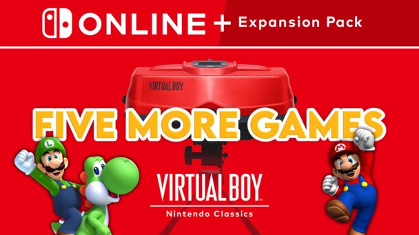 Nintendo adds 5 more Virtual Boy Classics for NSO + Expansion Pack subscribers!