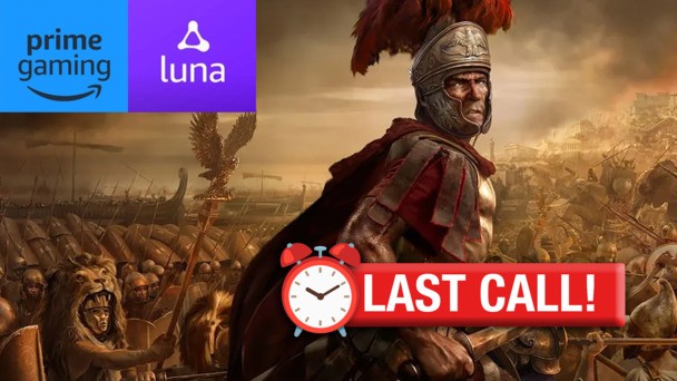 Claim Total War: ROME II and 3 more Prime Gaming / Amazon Luna freebies until TOMORROW