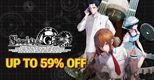 STEINS;GATE RE:BOOT launches with updated visuals, new route, and Steam keys up to 59% off