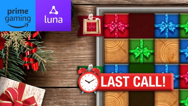 There are only 24 hours left for Amazon Luna members to grab this Christmas-themed puzzle game!