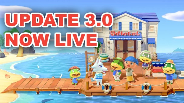FREE Animal Crossing: New Horizons 3.0 update is now live!