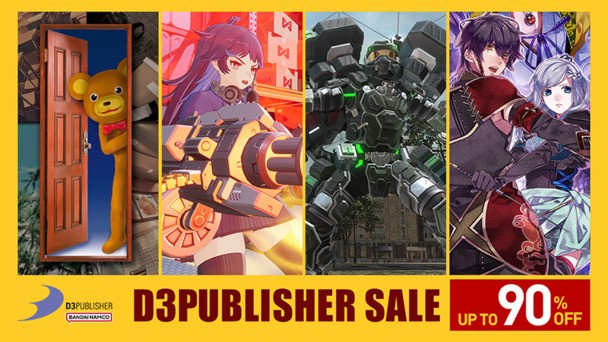 D3Publisher's Steam Sale offers up to 90% off their catalog of action shooters & visual novels