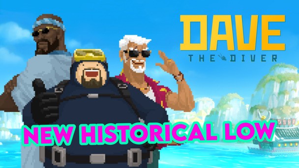 Dave The Diver Steam keys plunge to a new historical low ahead of next week's DLC launch!