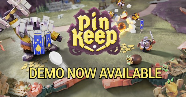 Try the upcoming pinball deckbuilding roguelite PinKeep with its FREE demo available on Steam