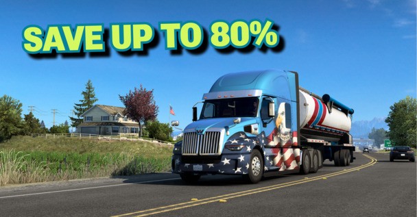 Euro Truck Simulator 2 and other SCS Software titles are up to 80% off on Steam right now